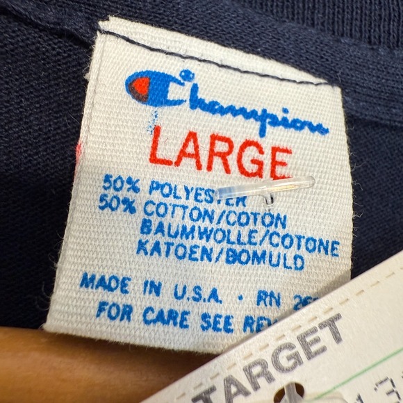 VTG Champion New York Yankees Shirt Adult Large Single Stitch Deadstock USA 80s - Picture 4 of 10